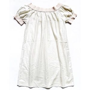 NEW TWELFTH STREET CYNTHIA VINCENT Shiny Lurex Elastic Neck/Off Shoulder Dress P